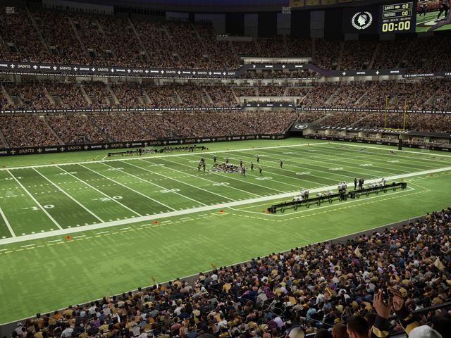 Caesars Superdome - Section 316 Seat View