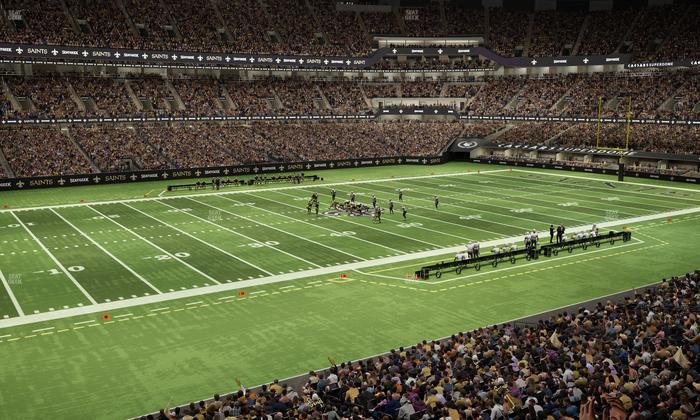 Caesars Superdome - Section 316 Seat View