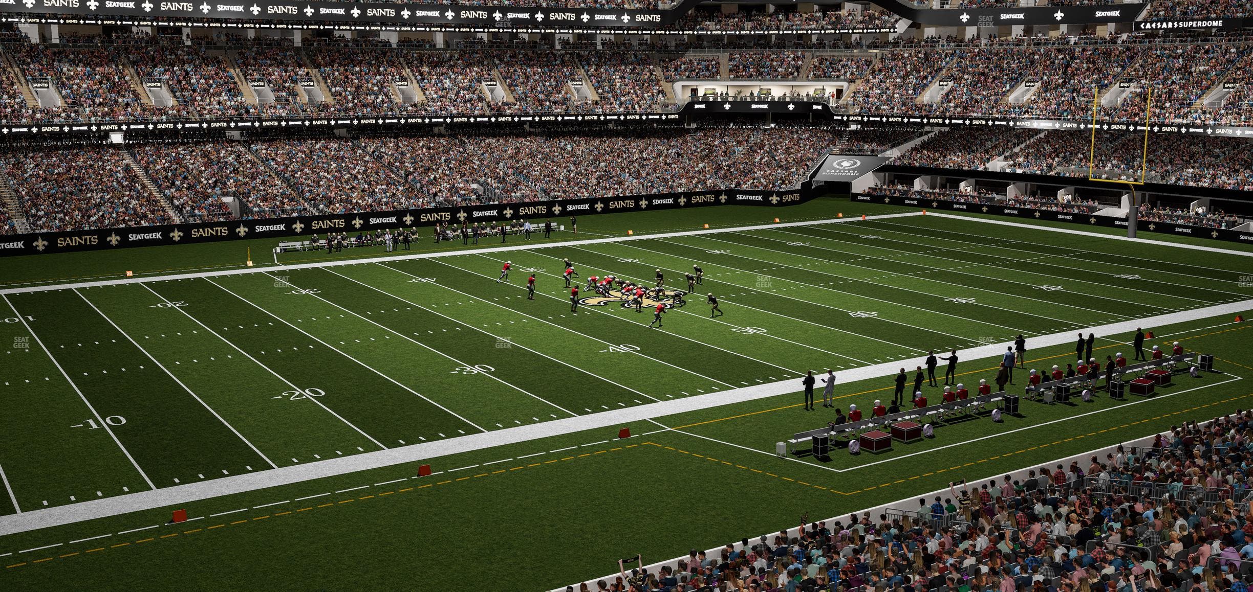 Caesars Superdome - Section 316 Seat View