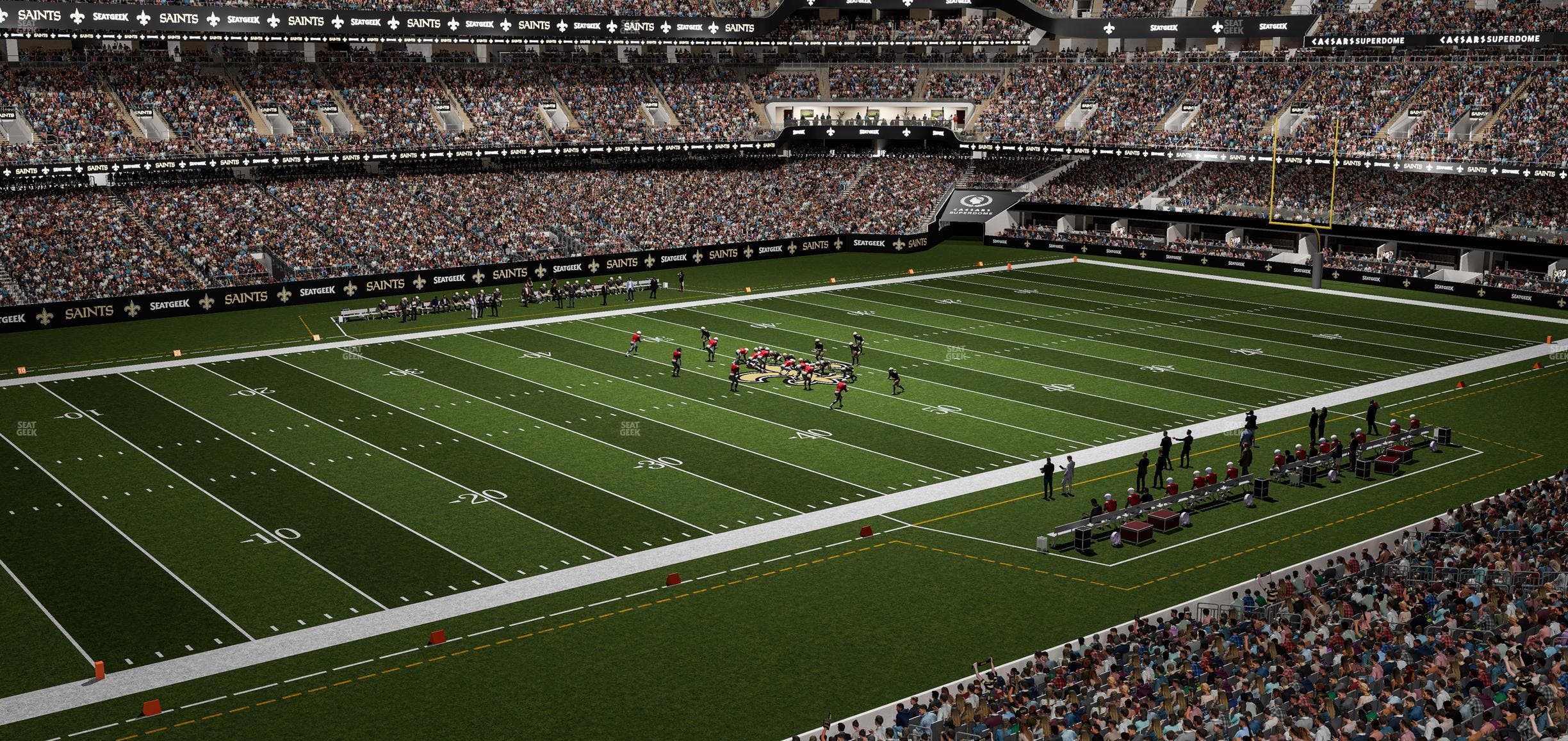 Caesars Superdome - Section 317 Seat View