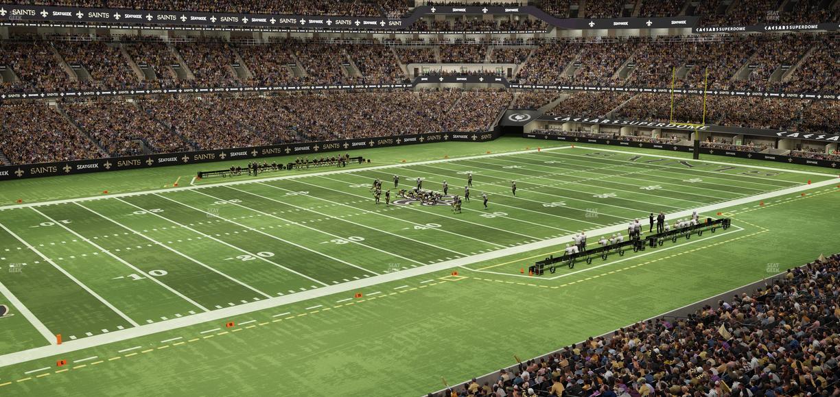 Caesars Superdome - Section 317 Seat View