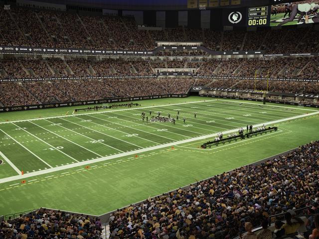 Caesars Superdome - Section 317 Seat View