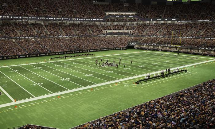 Caesars Superdome - Section 317 Seat View