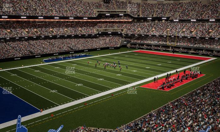 Caesars Superdome - Section 318 Seat View