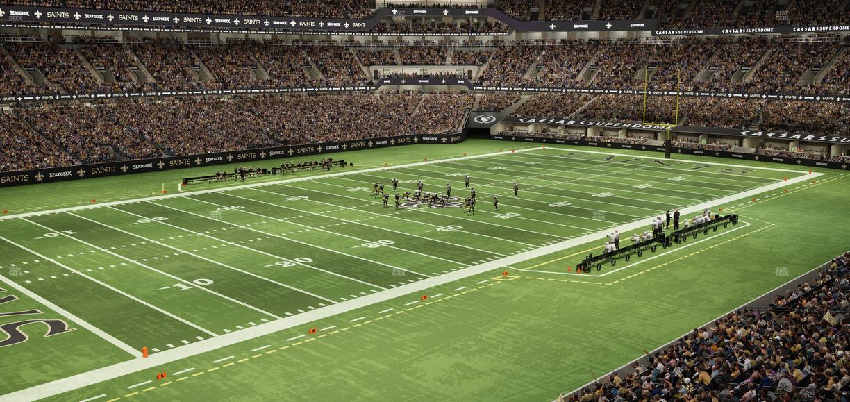 Caesars Superdome - Section 318 Seat View