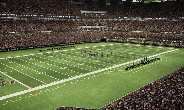 Caesars Superdome - Section 318 Seat View