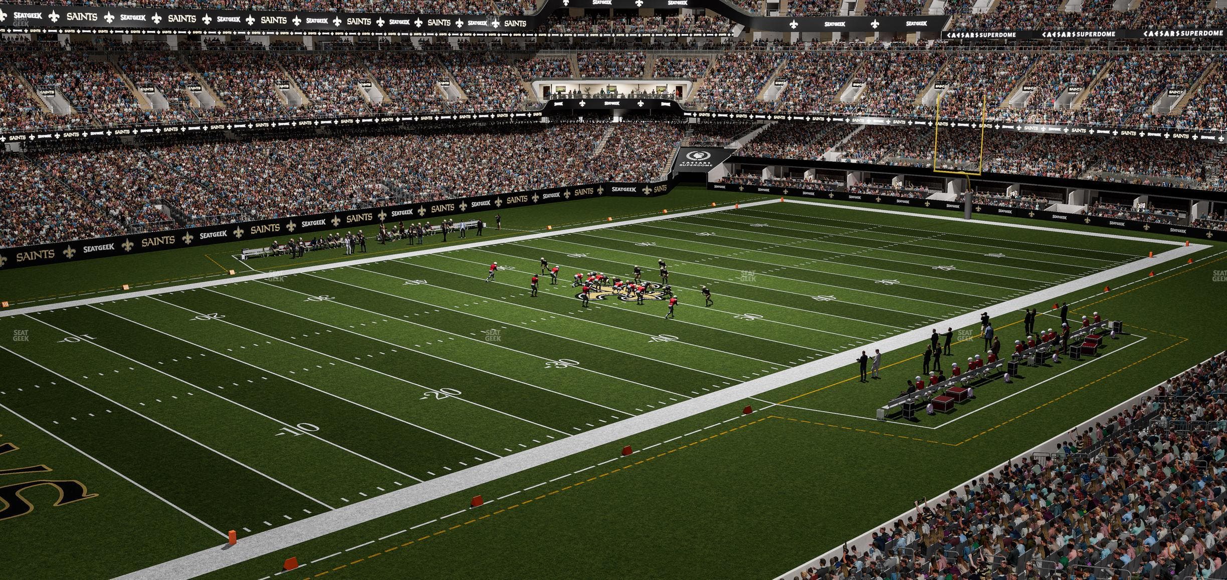 Caesars Superdome - Section 318 Seat View