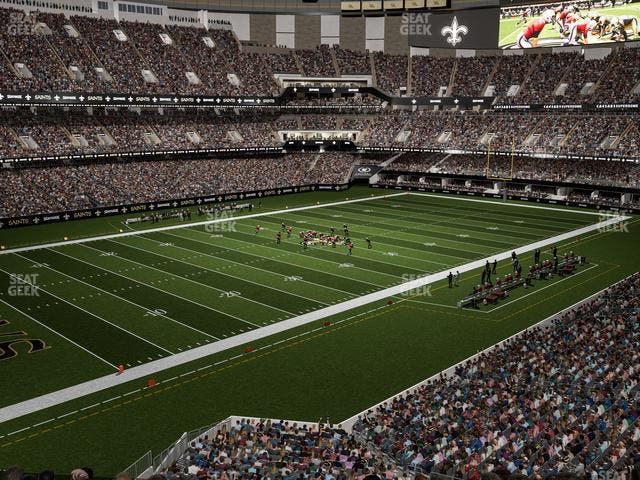 Caesars Superdome - Section 318 Seat View