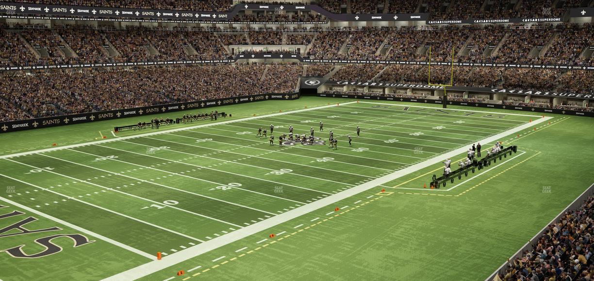 Caesars Superdome - Section 319 Seat View