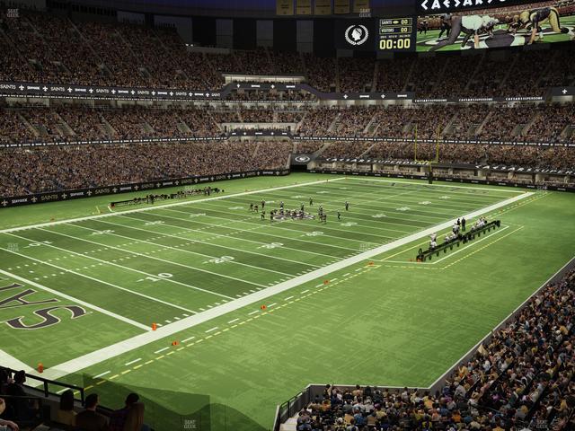 Caesars Superdome - Section 319 Seat View