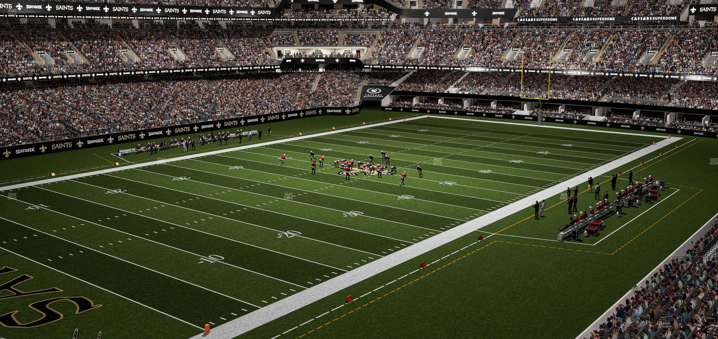 Caesars Superdome - Section 319 Seat View