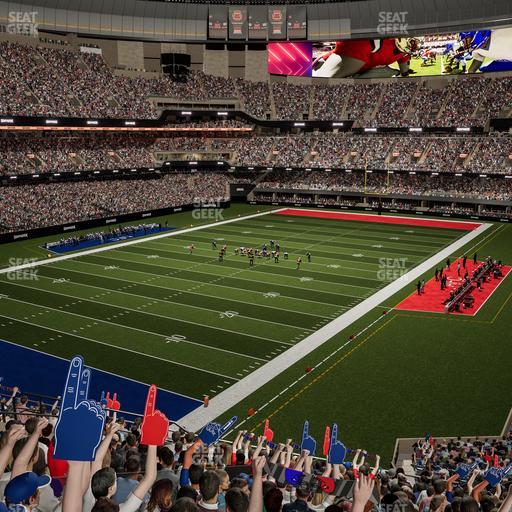 Caesars Superdome - Section 320 C Seat View