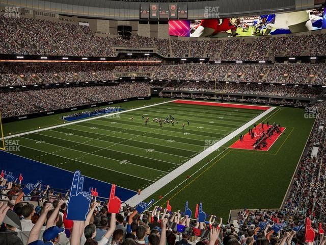 Caesars Superdome - Section 320 C Seat View