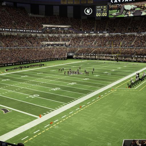 Caesars Superdome - Section 320 C Seat View