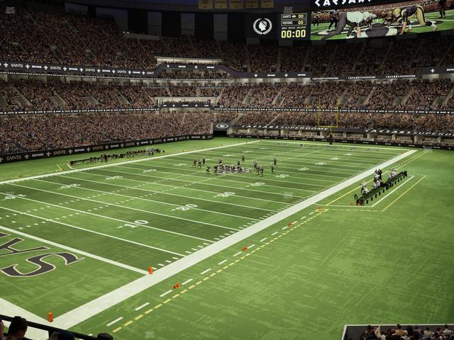 Caesars Superdome - Section 320 C Seat View
