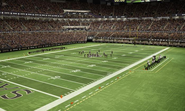 Caesars Superdome - Section 320 C Seat View