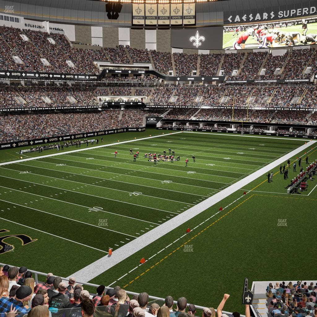 Caesars Superdome - Section 320 C Seat View