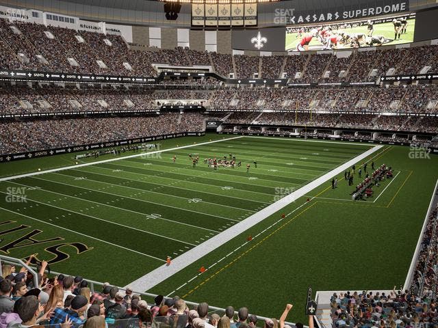 Caesars Superdome - Section 320 C Seat View