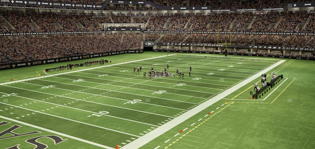 Caesars Superdome - Section 320 Seat View