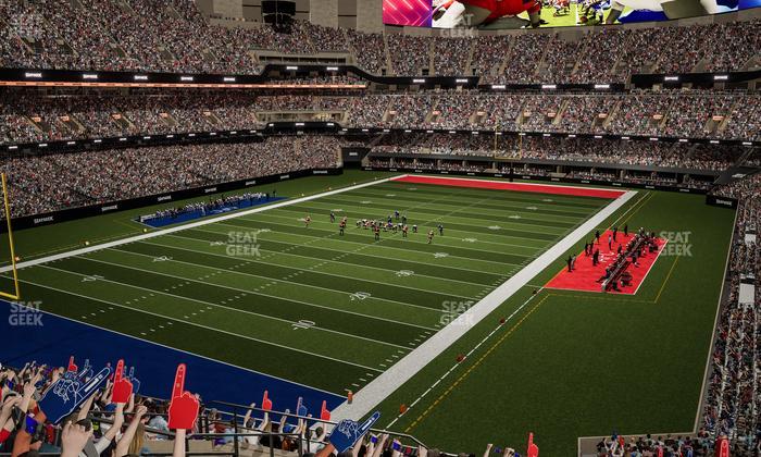 Caesars Superdome - Section 320 Seat View