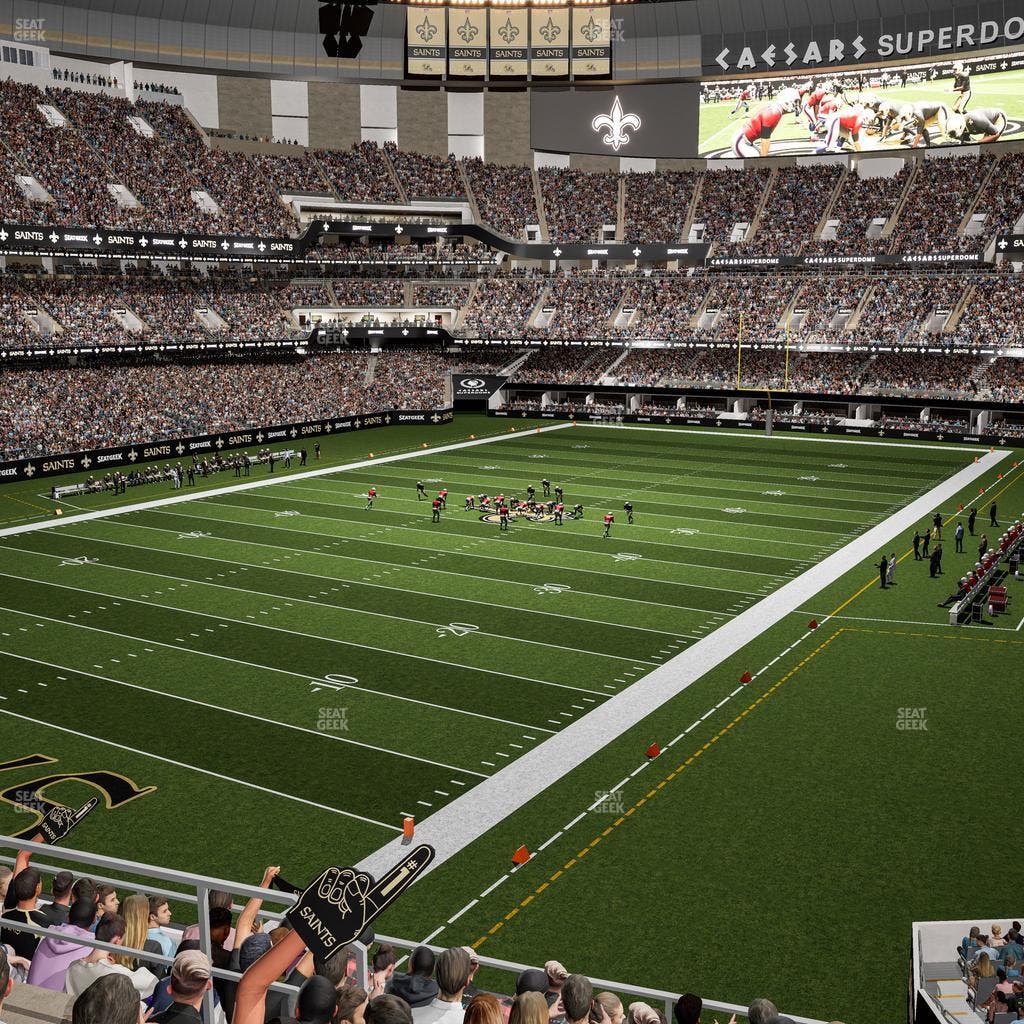 Caesars Superdome - Section 320 Seat View
