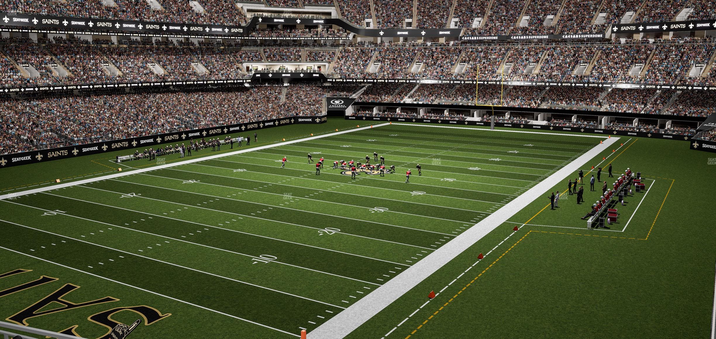 Caesars Superdome - Section 320 Seat View
