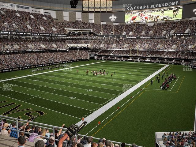 Caesars Superdome - Section 320 Seat View