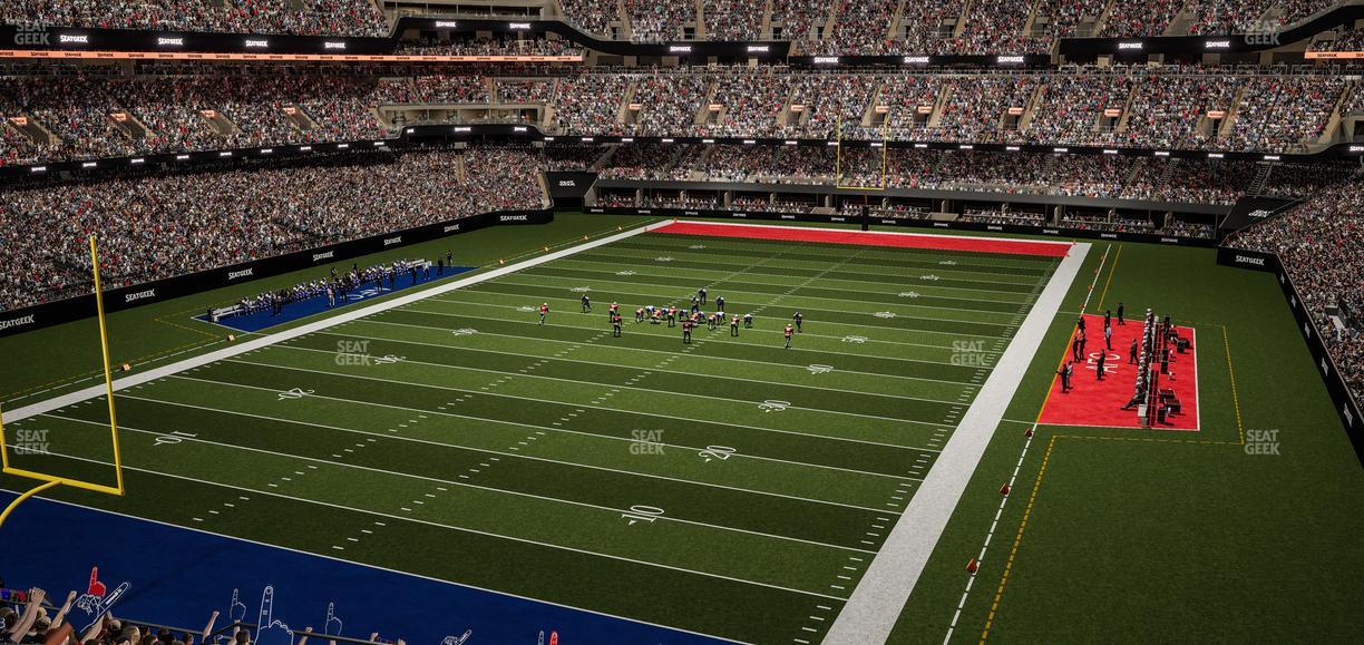 Caesars Superdome - Section 321 Seat View