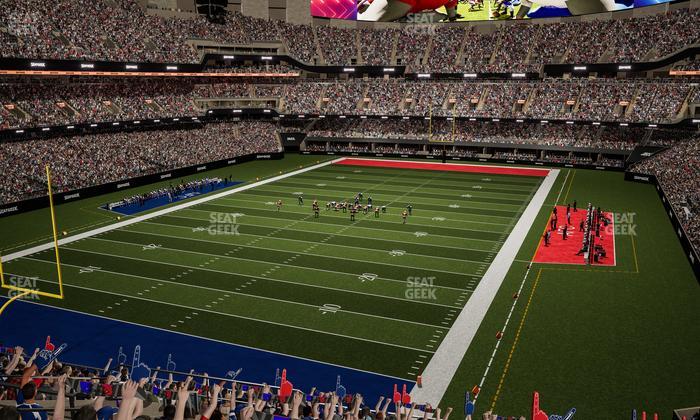 Caesars Superdome - Section 321 Seat View