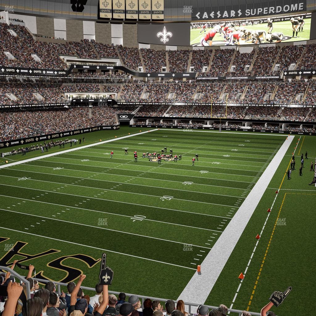 Caesars Superdome - Section 321 Seat View