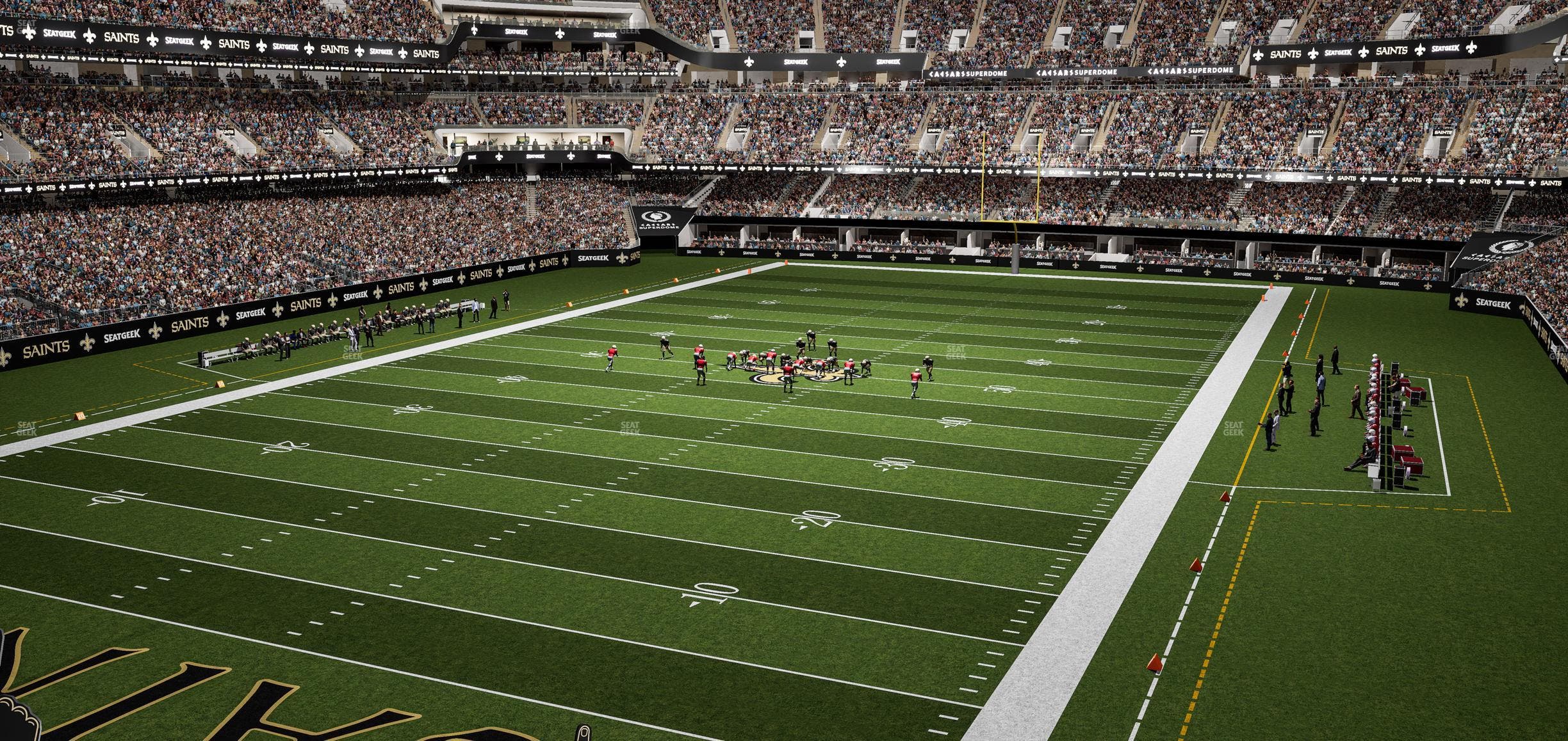 Caesars Superdome - Section 321 Seat View