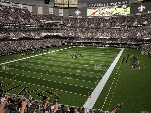 Caesars Superdome - Section 321 Seat View