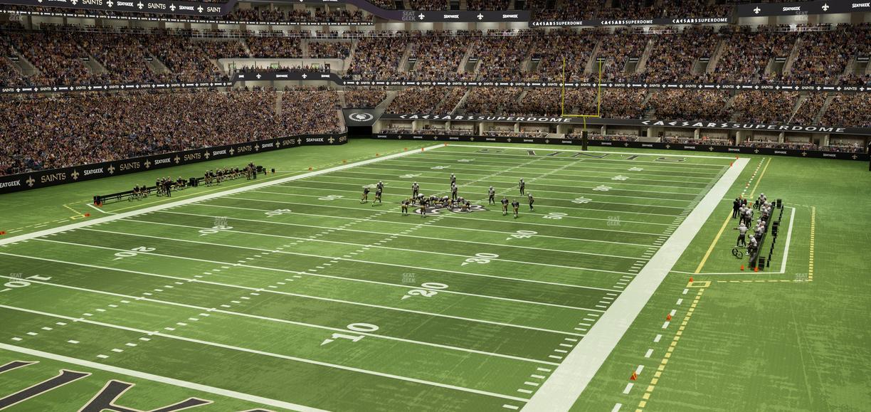 Caesars Superdome - Section 321 Seat View