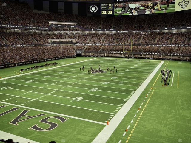 Caesars Superdome - Section 321 Seat View