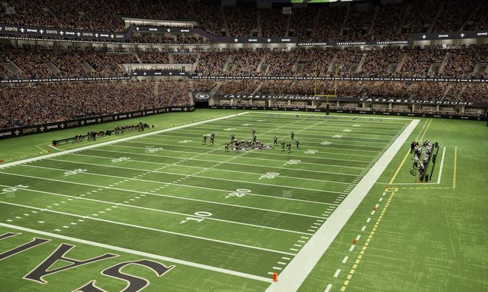 Caesars Superdome - Section 321 Seat View