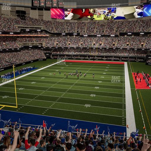 Caesars Superdome - Section 322 Seat View