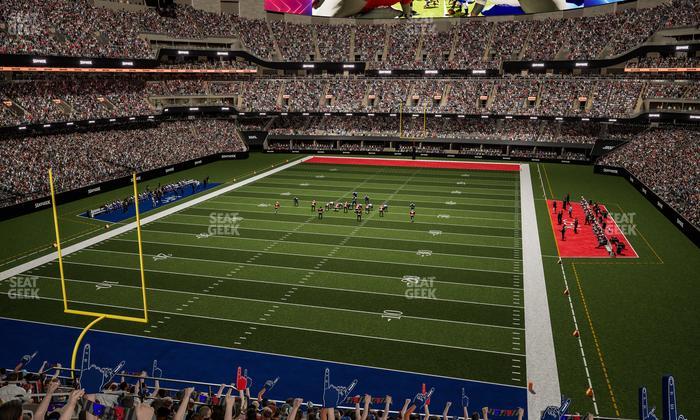 Caesars Superdome - Section 322 Seat View