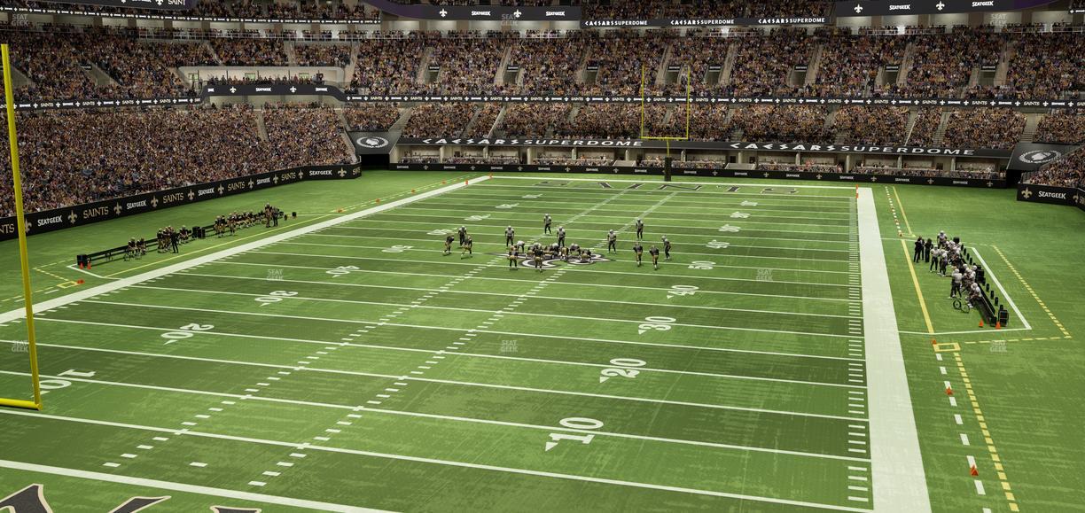 Caesars Superdome - Section 322 Seat View