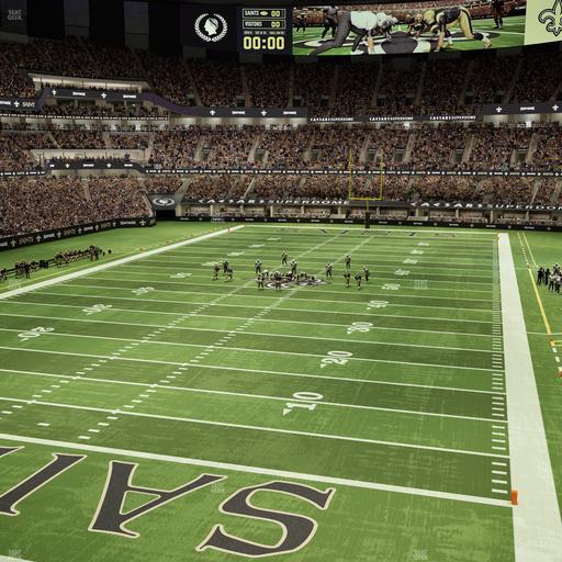 Caesars Superdome - Section 322 Seat View