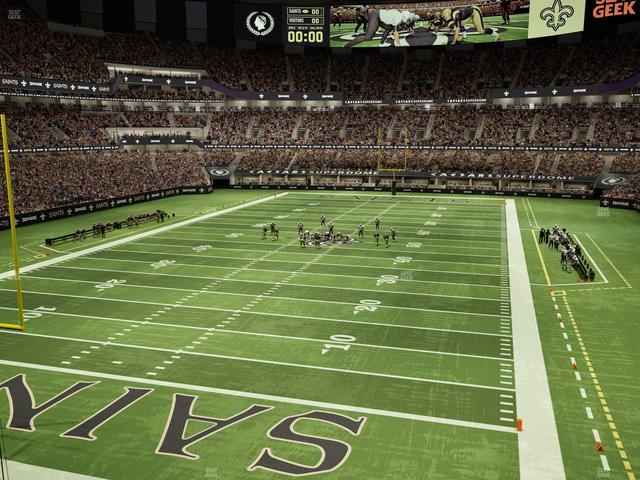 Caesars Superdome - Section 322 Seat View