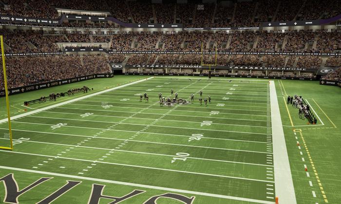 Caesars Superdome - Section 322 Seat View