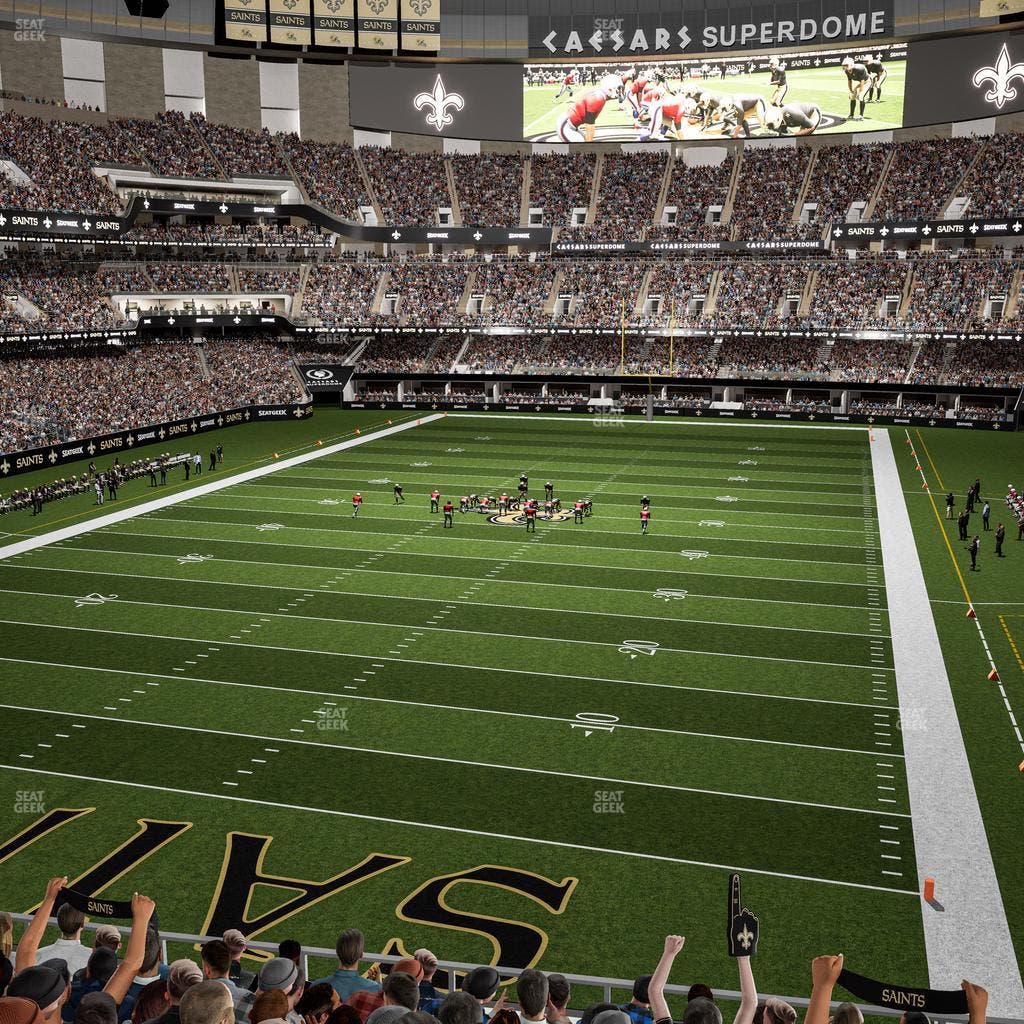 Caesars Superdome - Section 322 Seat View