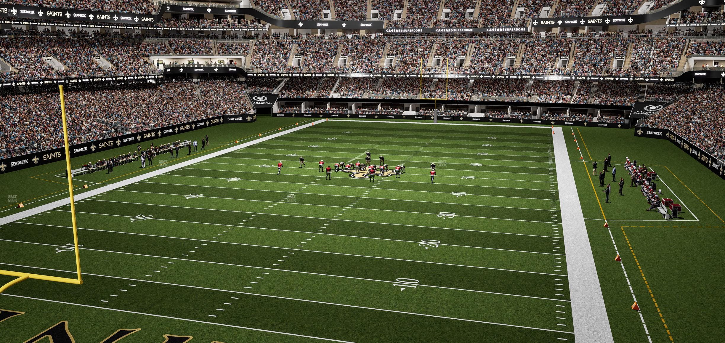Caesars Superdome - Section 322 Seat View