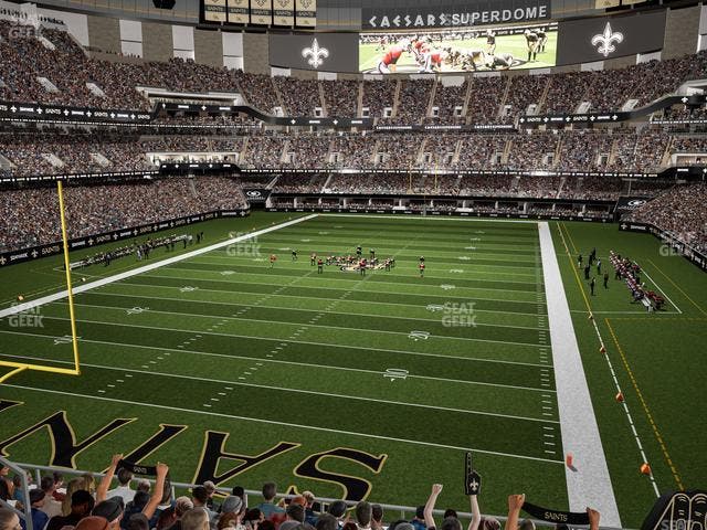 Caesars Superdome - Section 322 Seat View