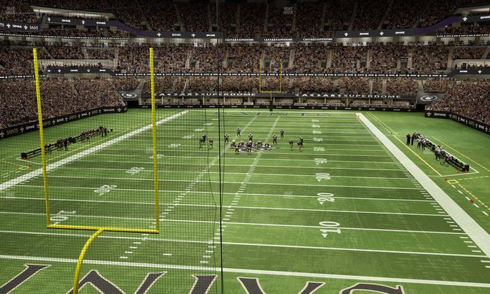 Caesars Superdome - Section 323 Seat View