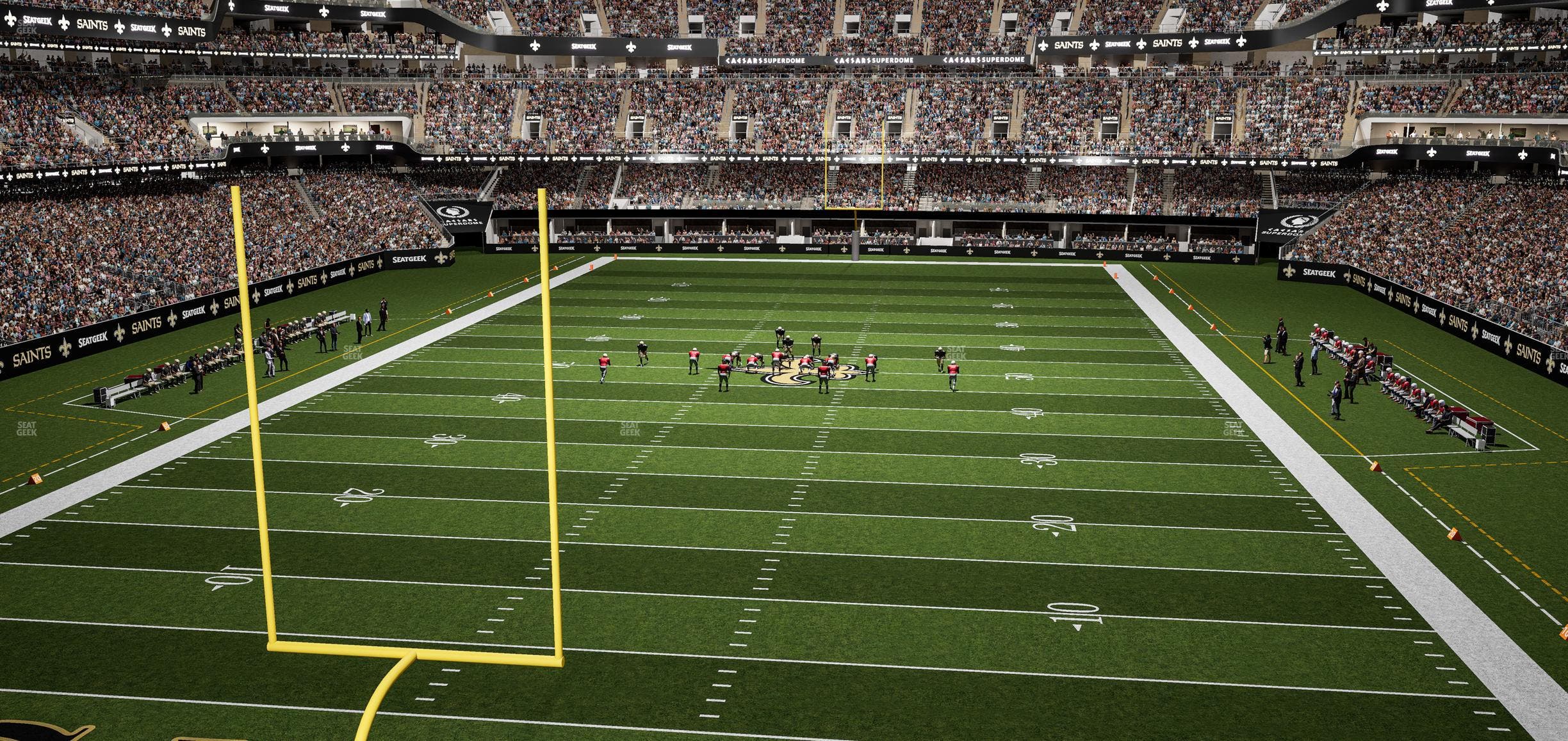 Caesars Superdome - Section 323 Seat View