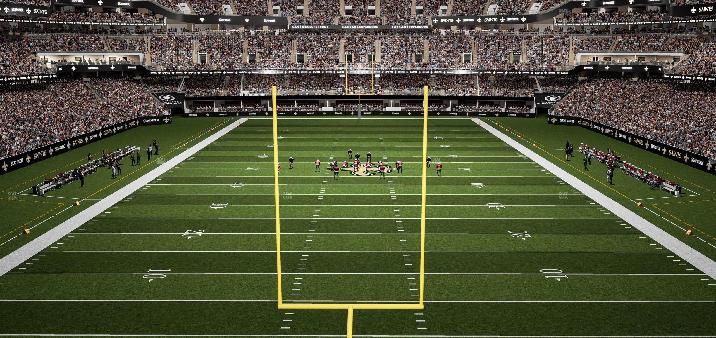 Caesars Superdome - Section 324 Seat View