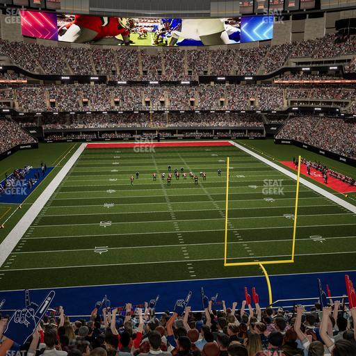 Caesars Superdome - Section 325 Seat View