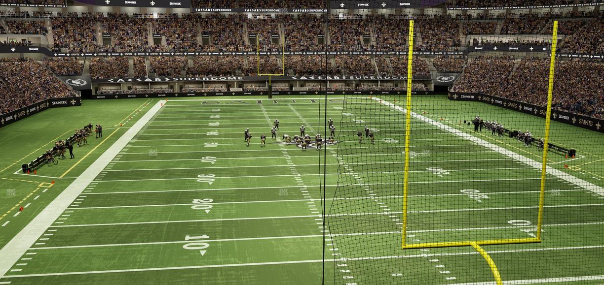 Caesars Superdome - Section 325 Seat View