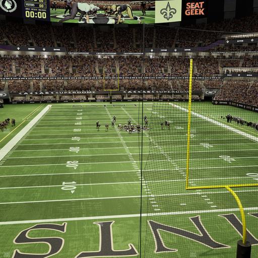Caesars Superdome - Section 325 Seat View